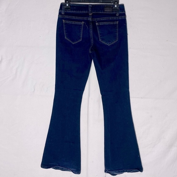 Vintage Y2K Bluenotes Dark Wash Low Rise Flare Leg Jeans 26 - Picture 14 of 15